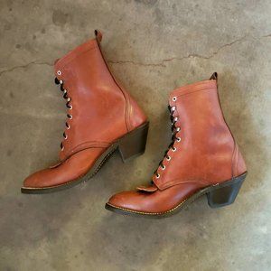 Prairie Boot by Laredo Christy Dawn Style Victorian Heeled Ankle Bootie sz 8